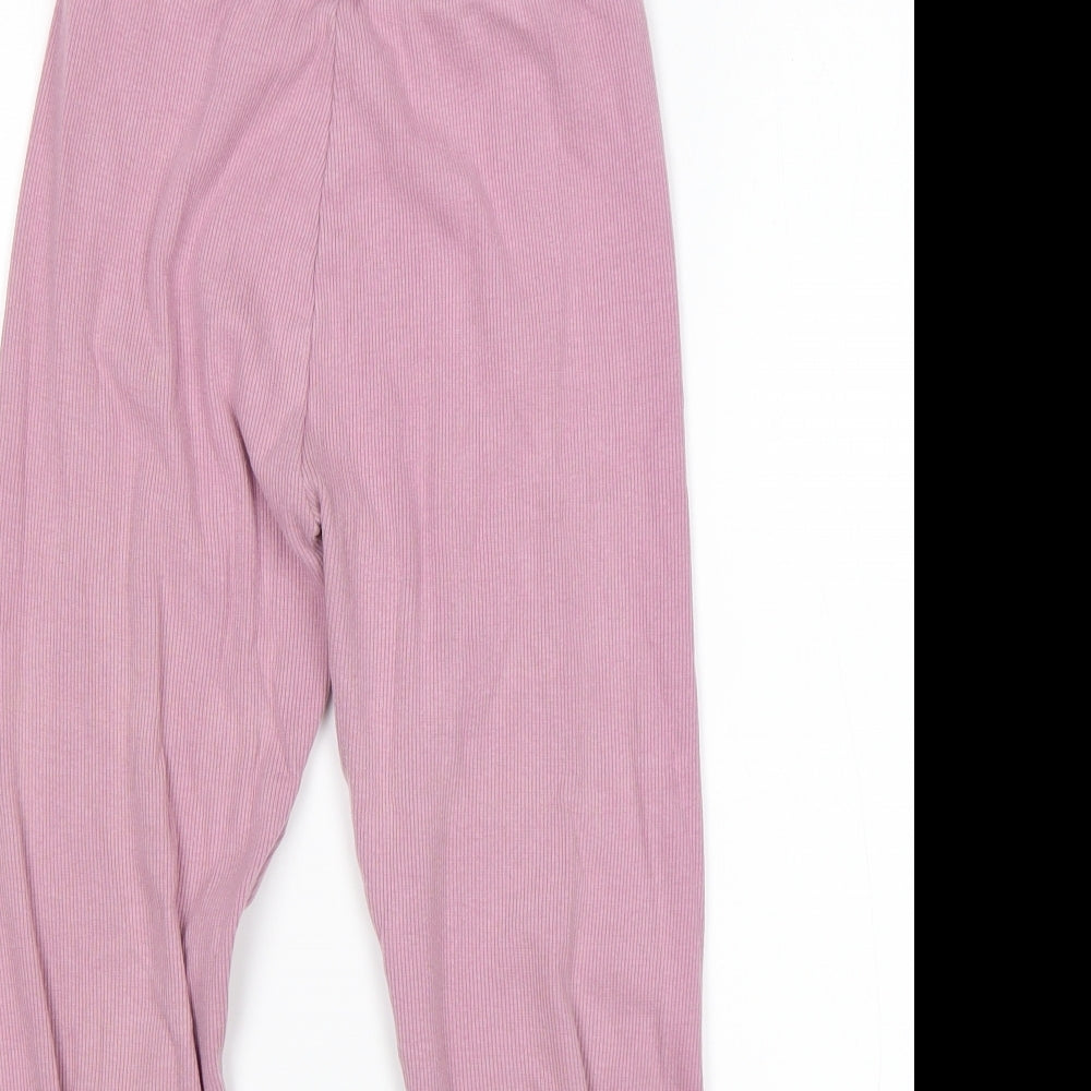 Primark Girls Pink  Cotton Sweatpants Trousers Size 12-13 Years  Regular