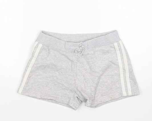 Miss Olypus Girls Grey  Cotton Sweat Shorts Size 9-10 Years  Regular