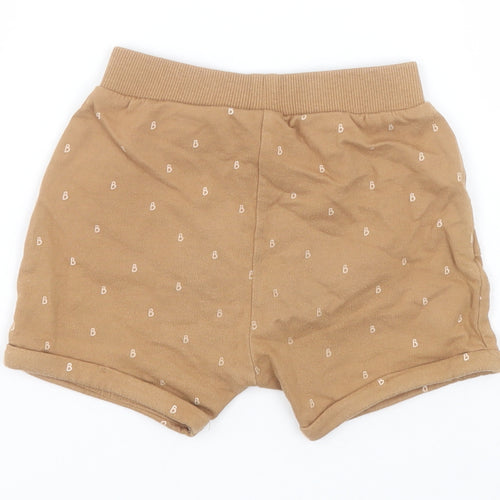 George Girls Brown  Cotton Sweat Shorts Size 2-3 Years  Regular  - B