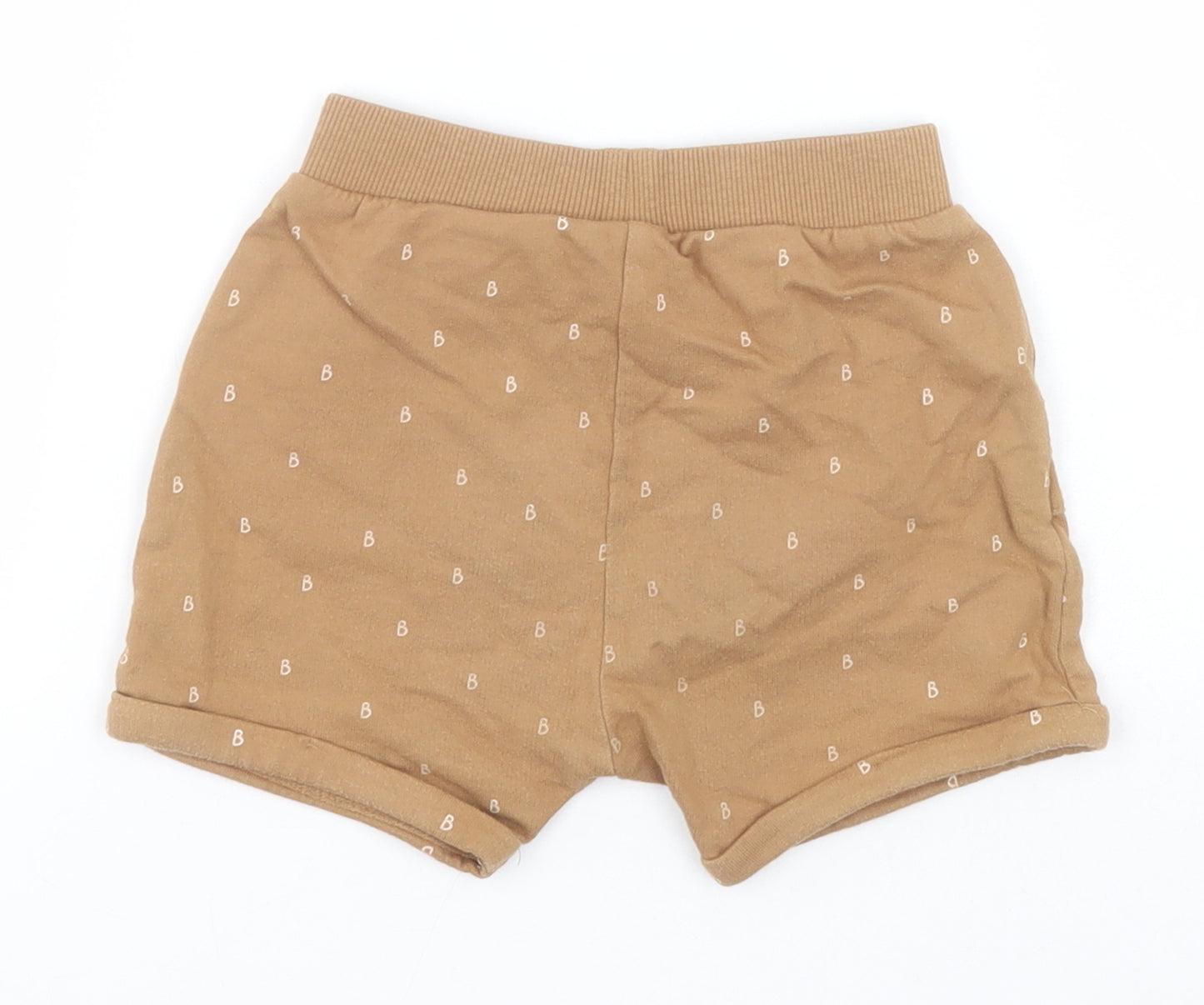George Girls Brown  Cotton Sweat Shorts Size 2-3 Years  Regular  - B