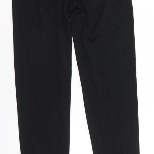 DECATHLON Girls Black  Polyester Jegging Trousers Size 12 Years  Regular  - Legging