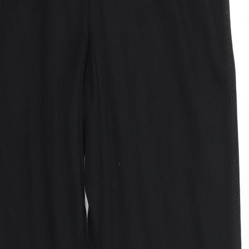 DECATHLON Girls Black  Polyester Jegging Trousers Size 12 Years  Regular  - Legging