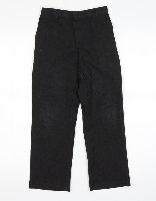 George Boys Grey  Polyester Dress Pants Trousers Size 7-8 Years  Regular