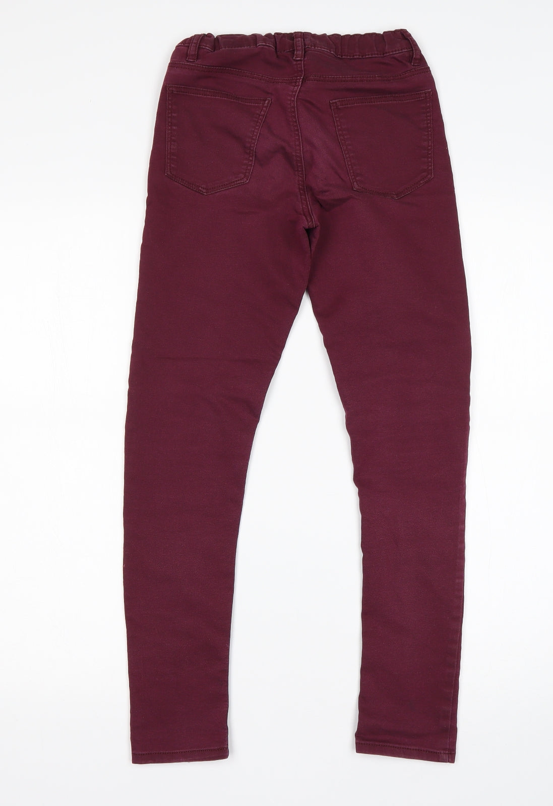 H&M Girls Purple  Cotton Skinny Jeans Size 11 Years  Regular