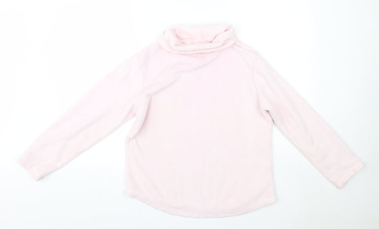 Matalan Womens Pink Solid Polyester Top Pyjama Top Size M