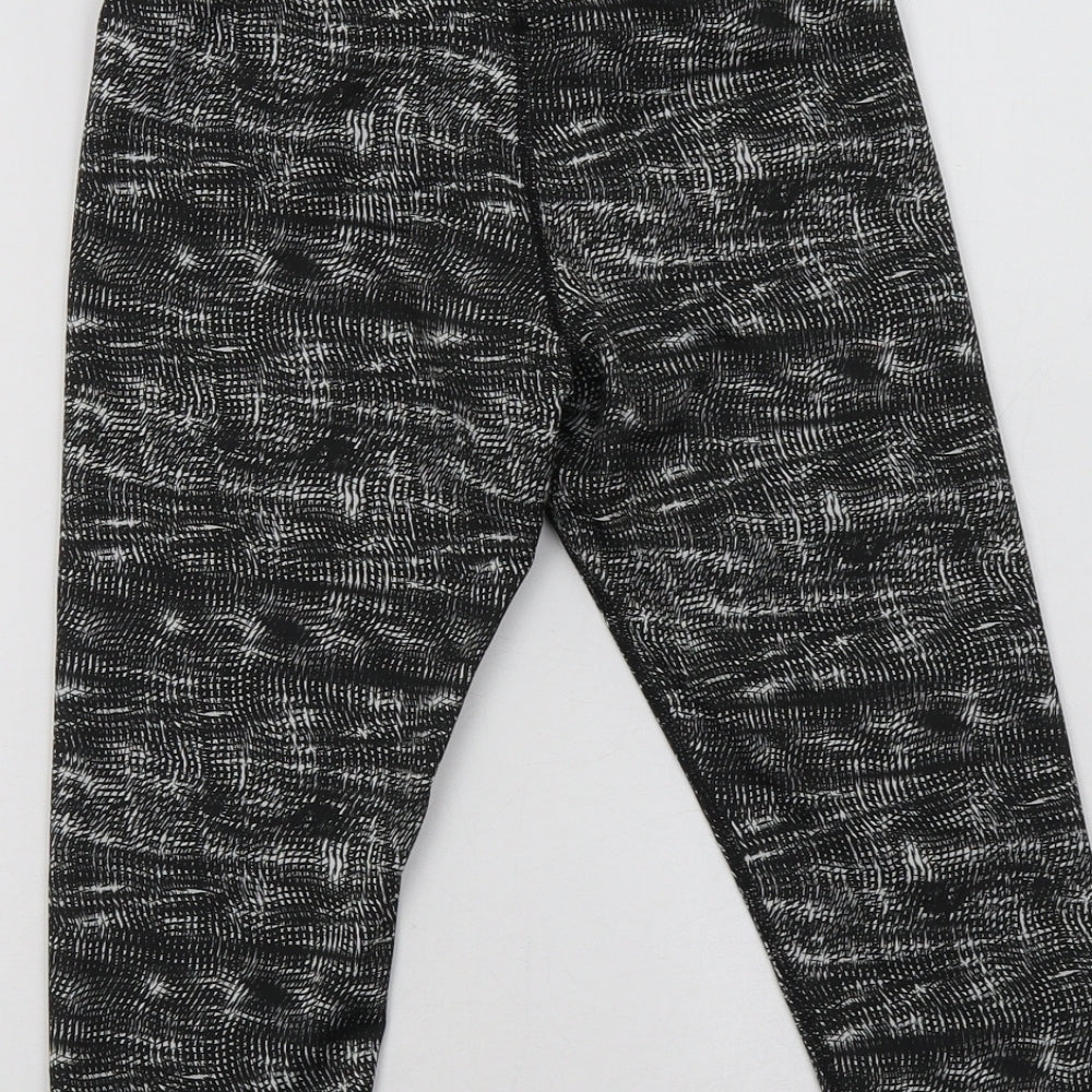 USA Pro Girls Grey Geometric Polyester Jegging Trousers Size 11-12 Years  Regular  - Leggins