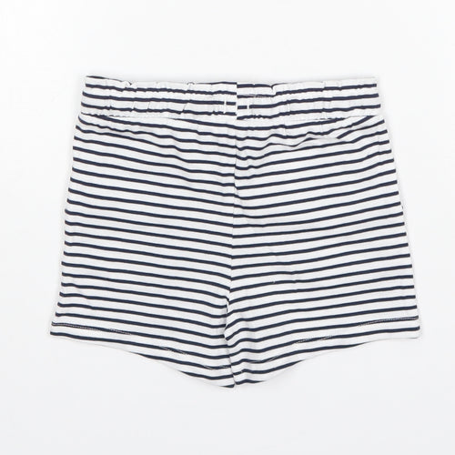 Nutmeg Girls Multicoloured Striped Cotton Sweat Shorts Size 4-5 Years  Regular
