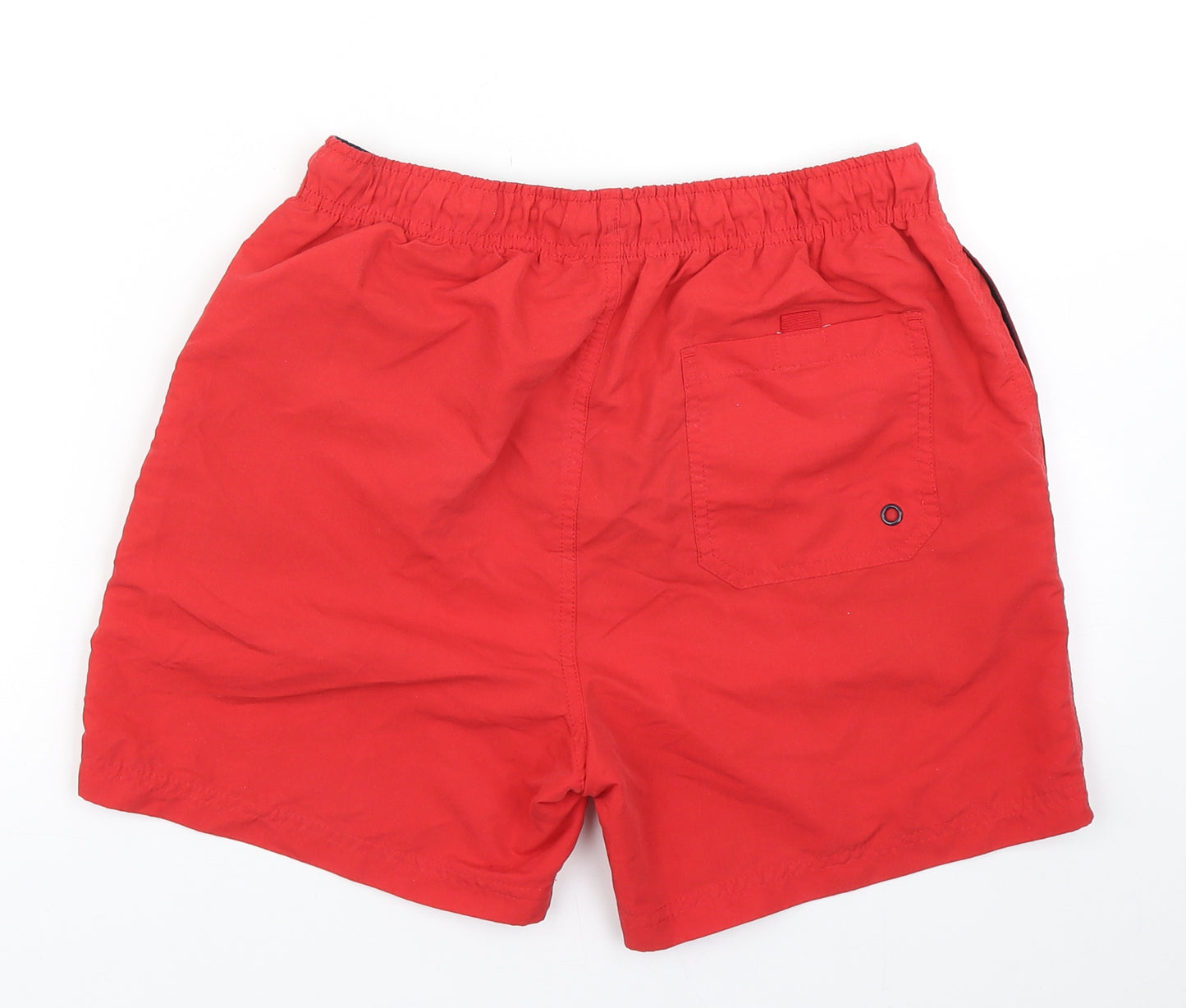 Primark Mens Red  Polyester Athletic Shorts Size S  Regular Drawstring