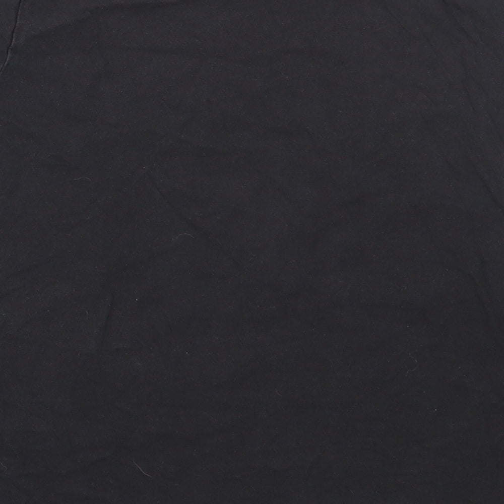 Mojang Boys Black  Cotton Basic T-Shirt Size 10-11 Years Round Neck  - Minecraft