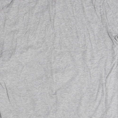 Goodsouls Mens Grey  Cotton  T-Shirt Size L Round Neck