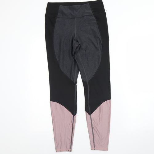 H&M Womens Black  Polyester Capri Leggings Size M L27 in Regular