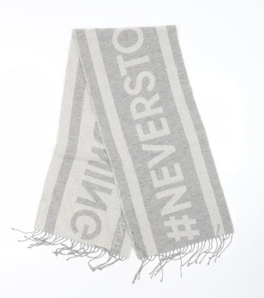 GANT  Mens Grey  Wool Scarf  One Size   - never stop learning