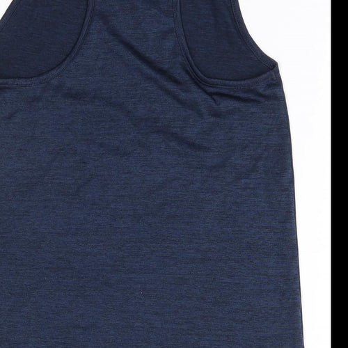 H&M Womens Blue  Polyester Basic Tank Size XS Round Neck