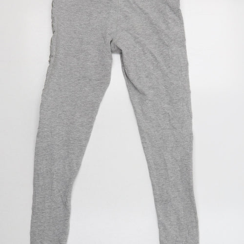 Umbro Womens Grey  Cotton Cropped Leggings Size S L25 in Regular