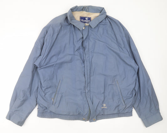 Mossant Mens Blue   Jacket Coat Size 46  Zip