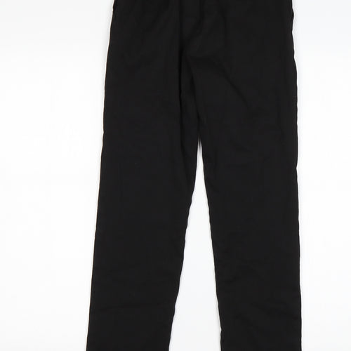 George Boys Black  Polyester Dress Pants Trousers Size 11-12 Years  Regular  - School wear