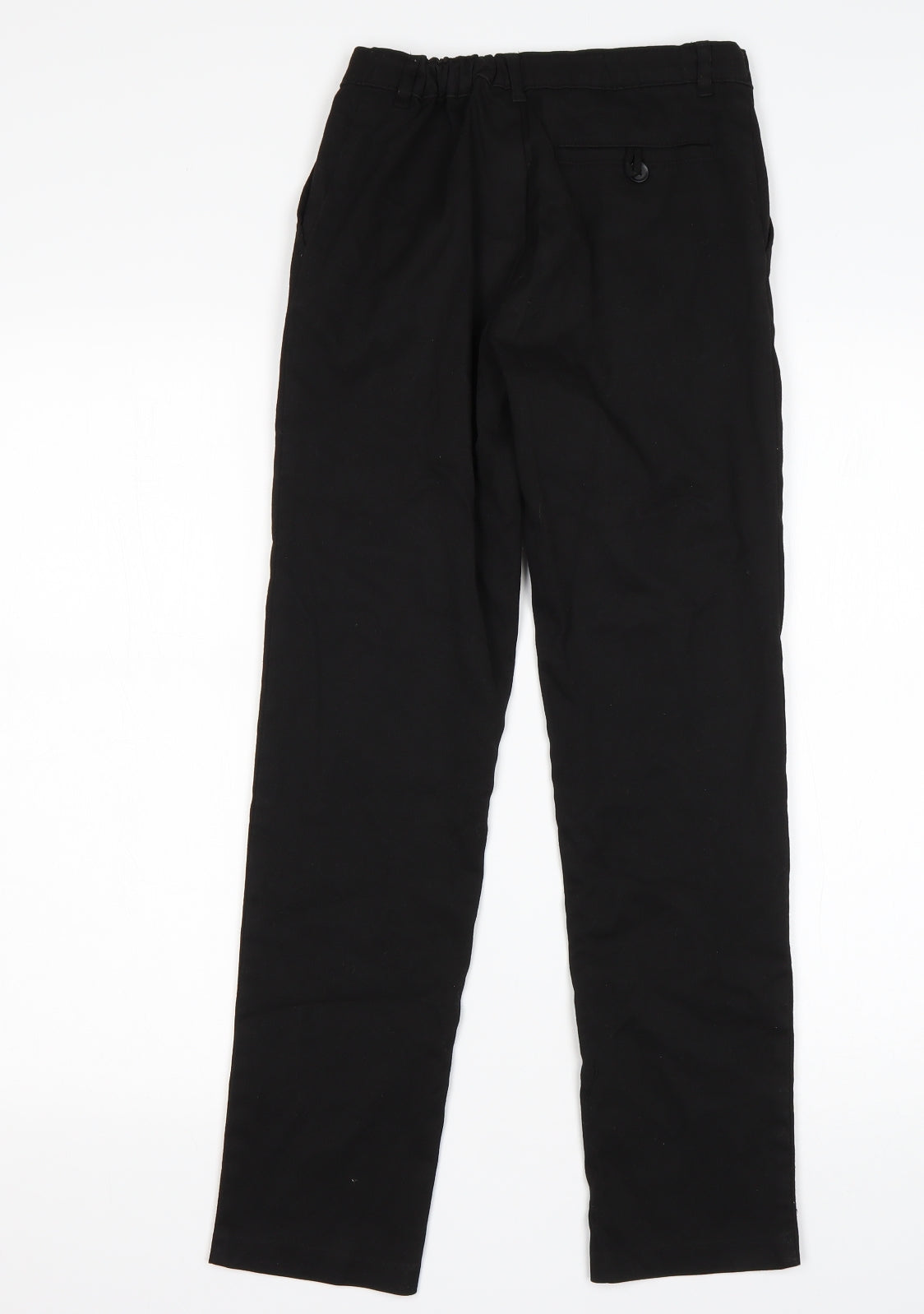 George Boys Black  Polyester Dress Pants Trousers Size 11-12 Years  Regular  - School wear