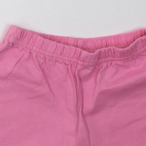 Matalan Girls Pink  Cotton Sweat Shorts Size 2-3 Years  Regular  - Minnie Mouse