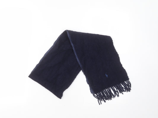 Polo Ralph Lauren Mens Blue  Wool Scarf  One Size