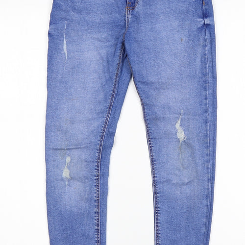 Denim Co Girls Blue  Cotton Skinny Jeans Size 10-11 Years  Regular