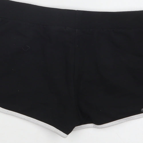 Primark Girls Black  Cotton Sweat Shorts Size 9-10 Years  Regular Drawstring