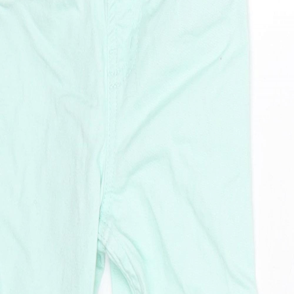 Evie Angel Girls Green  Cotton Chino Trousers Size 3-4 Years  Regular