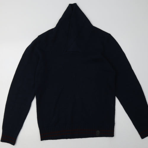 Ambrose Mens Blue  Acrylic Pullover Sweatshirt Size M