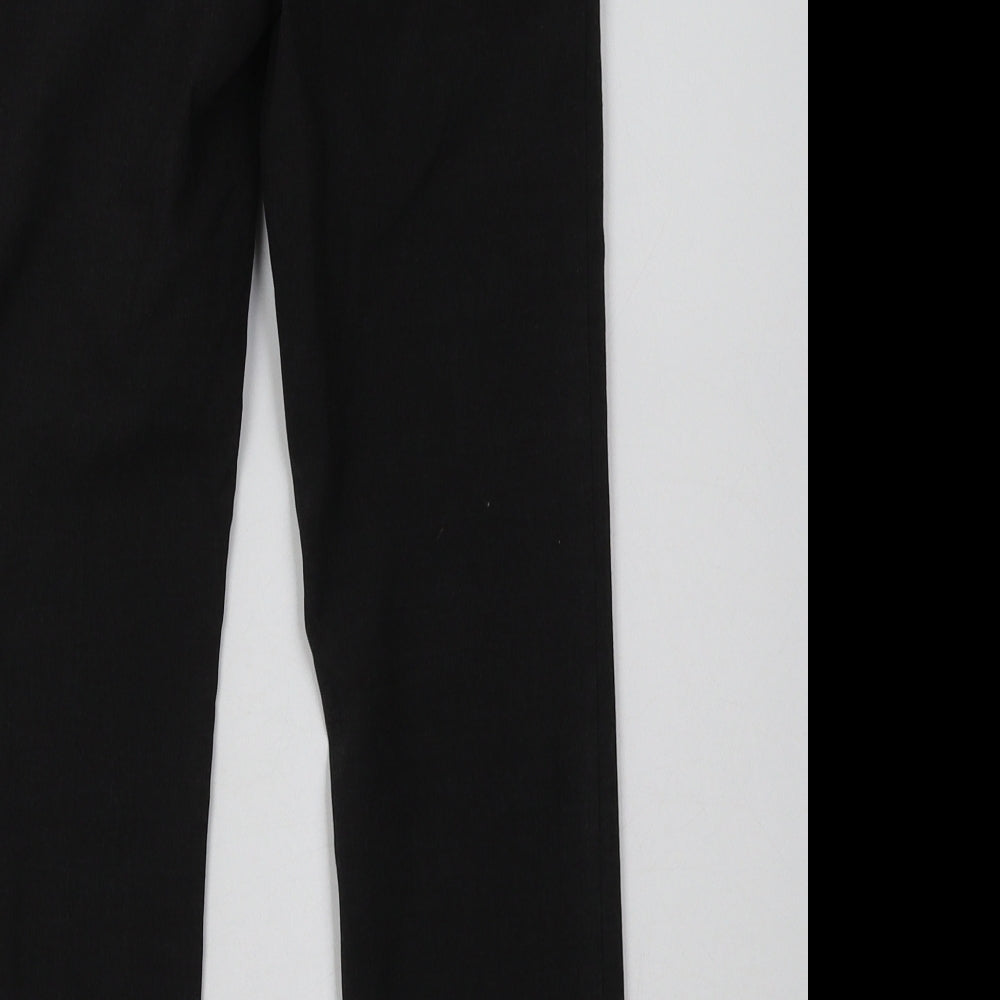Marks and Spencer Boys Grey  Polyester Capri Trousers Size 9 Years  Regular Hook & Eye - School Wear