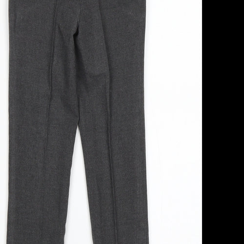 M&S Boys Grey  Polyester Dress Pants Trousers Size 4-5 Years  Regular