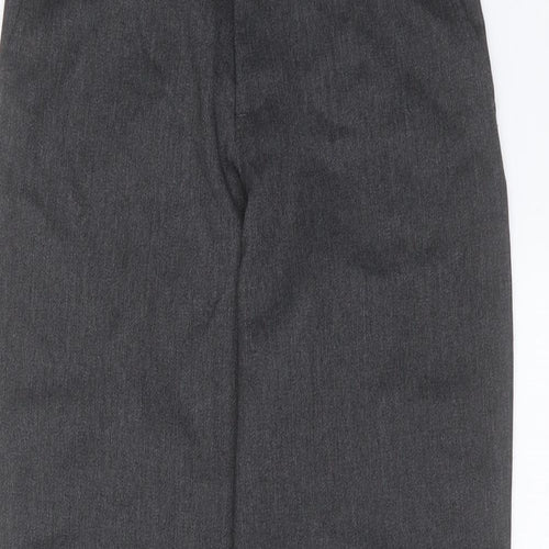 George Boys Grey  Polyester  Trousers Size 9-10 Years  Regular Zip - school