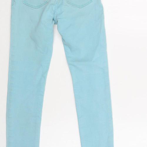 Gap Girls Blue  Cotton Skinny Jeans Size 8 Years  Regular Button