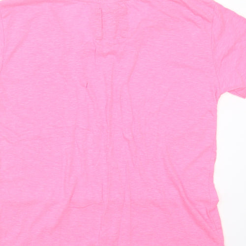 Primark Womens Pink Solid Polyester Top Pyjama Top Size M
