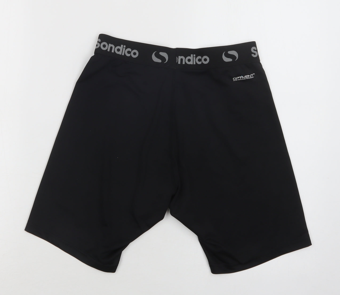Sondico Mens Black  Polyester Sweat Shorts Size L L8 in Regular