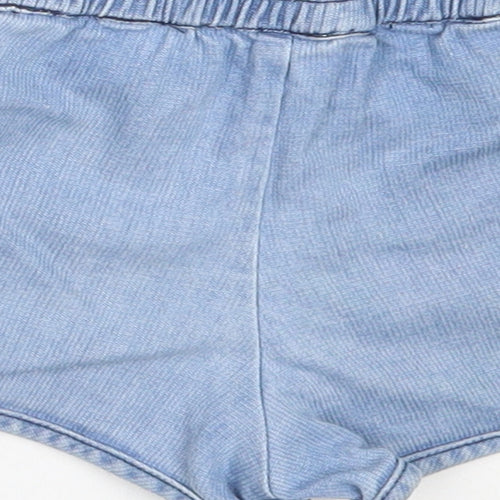 Joules Girls Blue  Cotton Sweat Shorts Size 3 Years  Regular