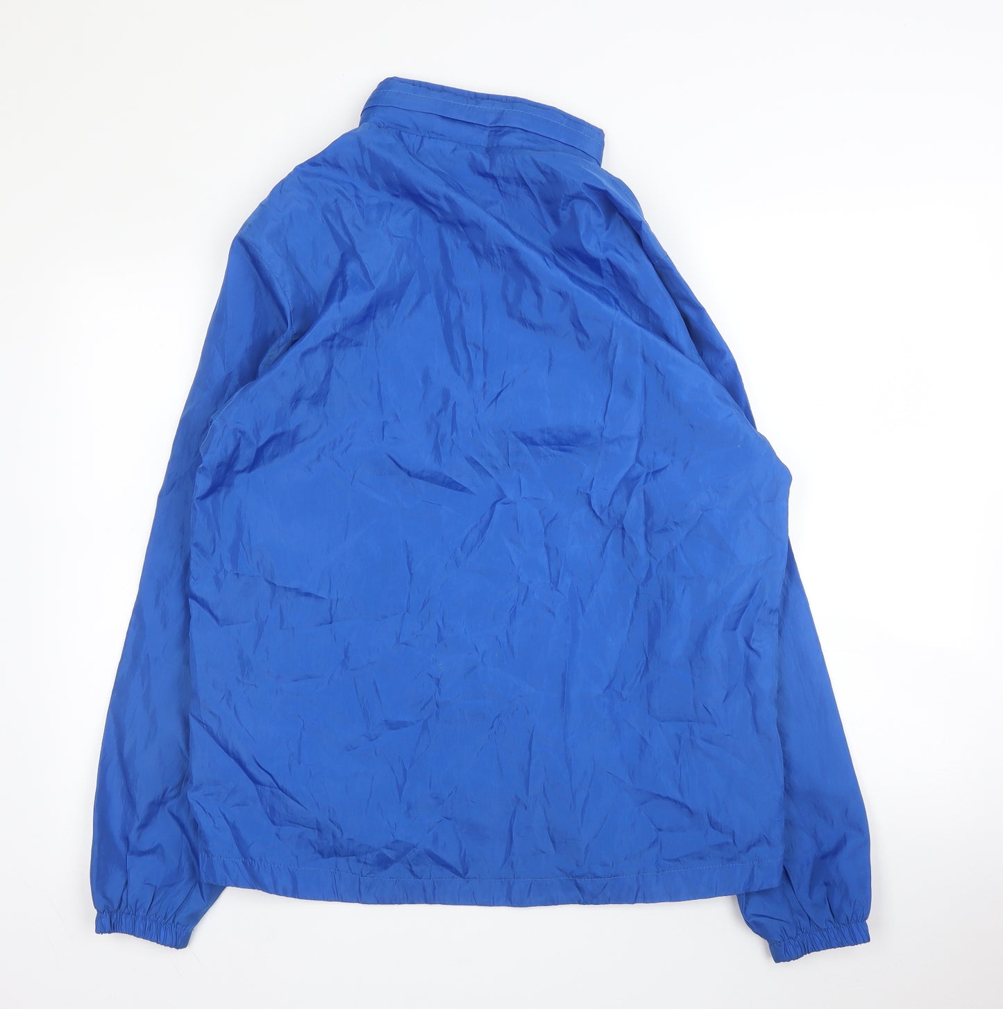 Juma Mens Blue   Rain Coat Coat Size M  Zip - Football