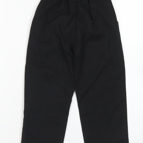 Nutmeg Boys Black  Polyester Dress Pants Trousers Size 4-5 Years  Regular Hook & Eye - School Wear