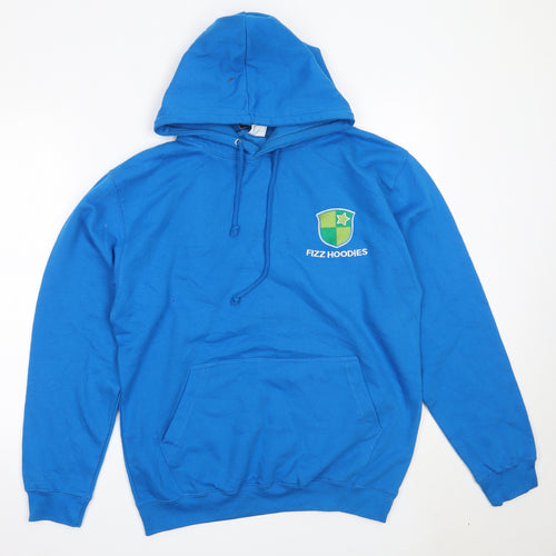 All We Do is Mens Blue  Cotton Pullover Hoodie Size M