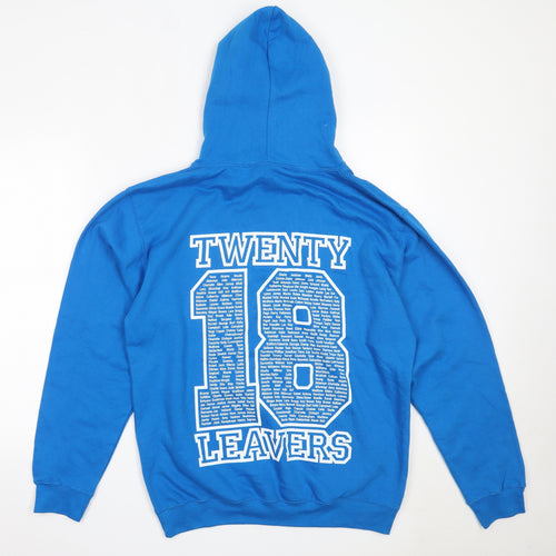 All We Do is Mens Blue  Cotton Pullover Hoodie Size M
