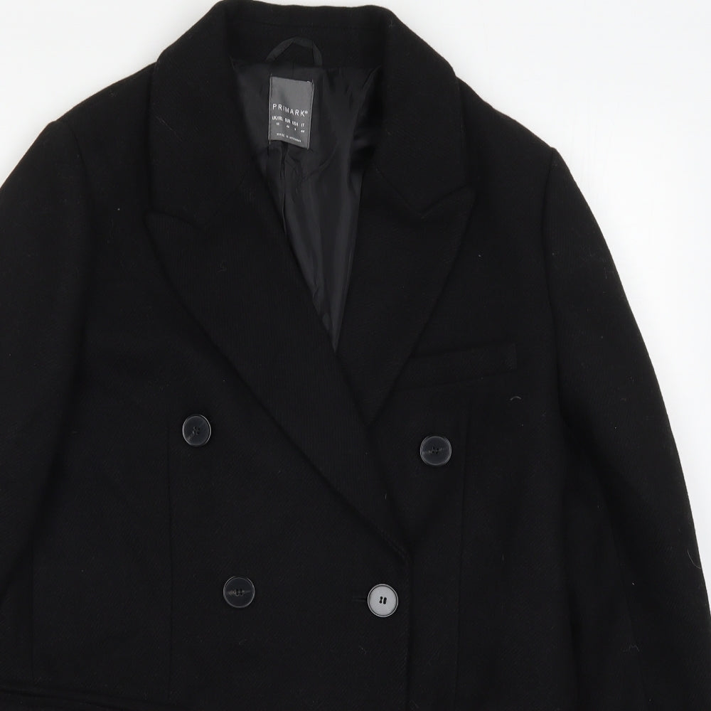 Primark long cheap black coat