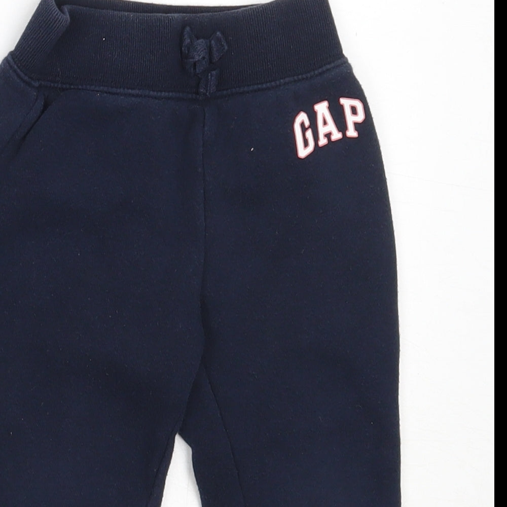 Gap Boys Blue  Cotton Jogger Trousers Size 2 Years  Regular