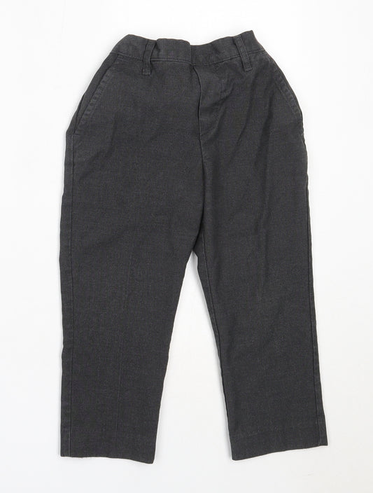 TU Girls Grey  Polyester Dress Pants Trousers Size 4 Years  Regular  - school