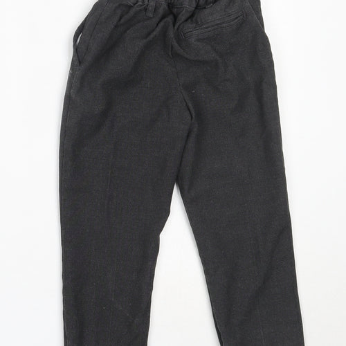 TU Boys Grey  Polyester Dress Pants Trousers Size 4 Years  Regular  - school