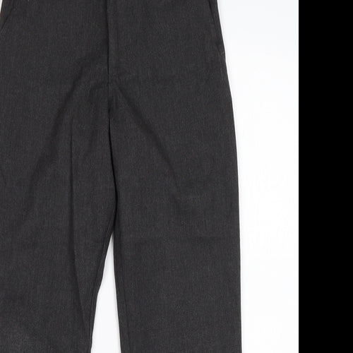 George Boys Grey  Polyester Dress Pants Trousers Size 8-9 Years  Regular