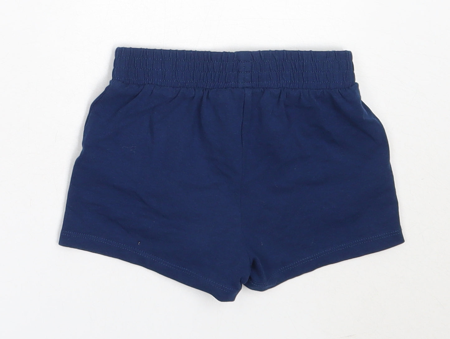 TU Girls Blue  Cotton Hot Pants Shorts Size 4 Years  Regular