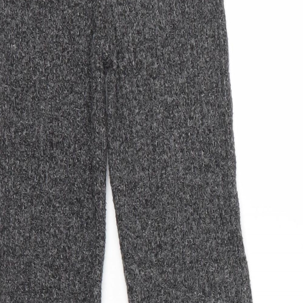 F&F Girls Grey  Viscose Sweatpants Trousers Size 9 Months L24 in Regular Drawstring