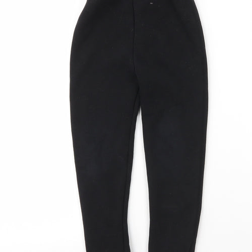 Sheecute Girls Black  Cotton Sweatpants Trousers Size 6 Years  Regular