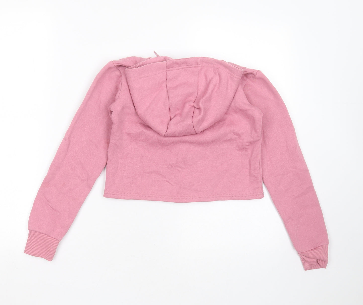Sonneti Girls Pink  Polyester Full Zip Hoodie Size 10-11 Years  Zip