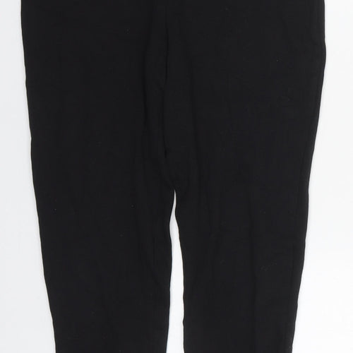 By Design Womens Black  Cotton Carrot Leggings Size M L25 in