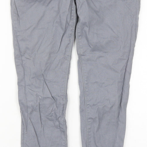 Denim Co Girls Grey  Cotton Skinny Jeans Size 12-13 Years  Regular Button