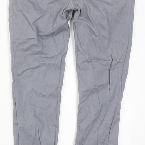 Denim Co Girls Grey  Cotton Skinny Jeans Size 12-13 Years  Regular Button